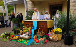 Geschmückte Altäre in Deidesheim und Niederkirchen